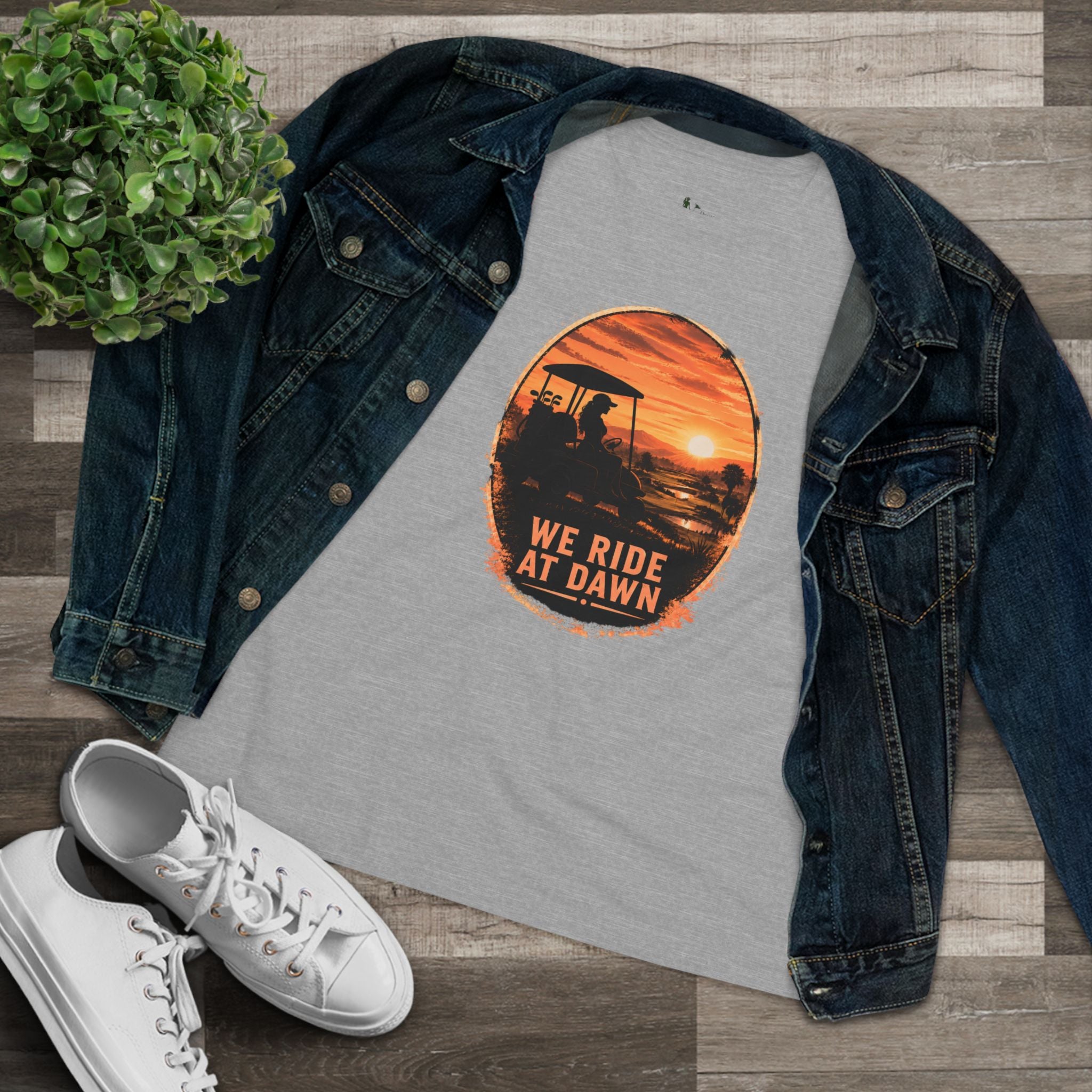 We Ride at Dawn, Golf Shirt for Women