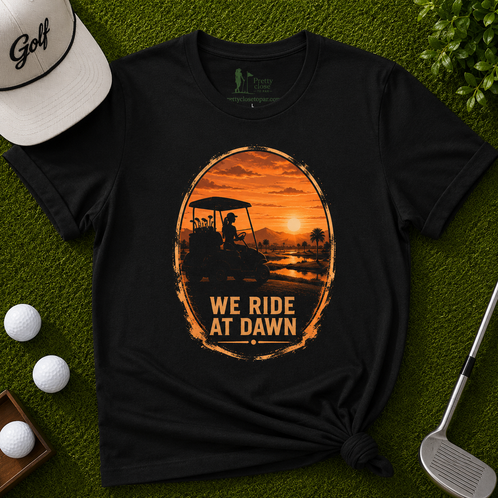 We Ride at Dawn, Golf Shirt for Women