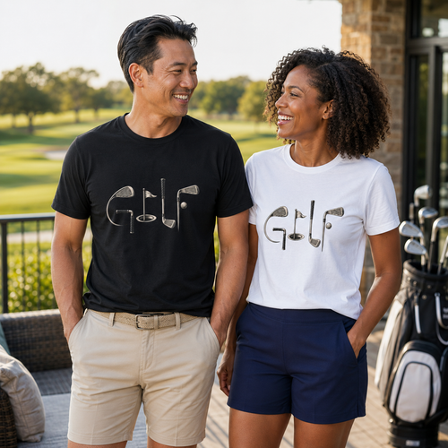 Golf Clubs Shirt, Unisex Golf Shirt