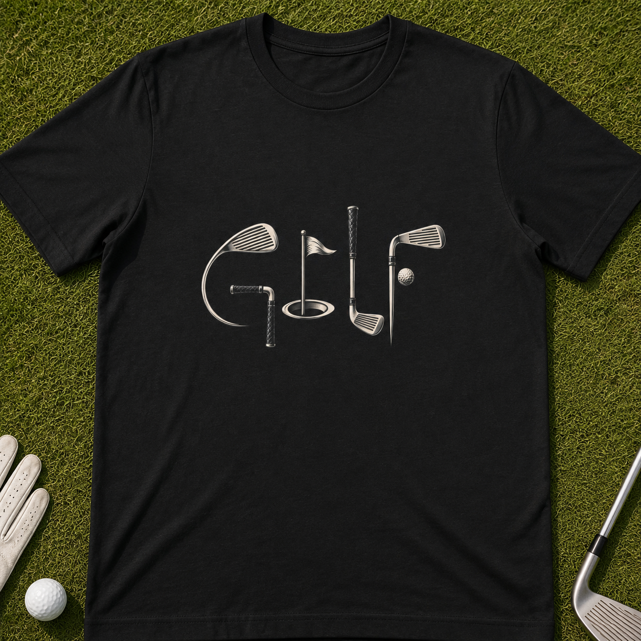 Golf Clubs Shirt, Unisex Golf Shirt