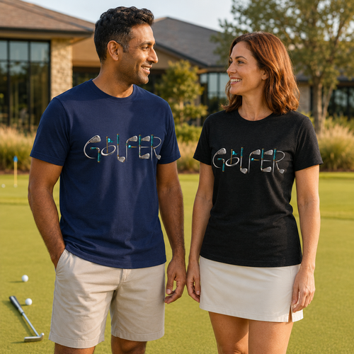 Golf Clubs Shirt, Unisex Golf Shirt