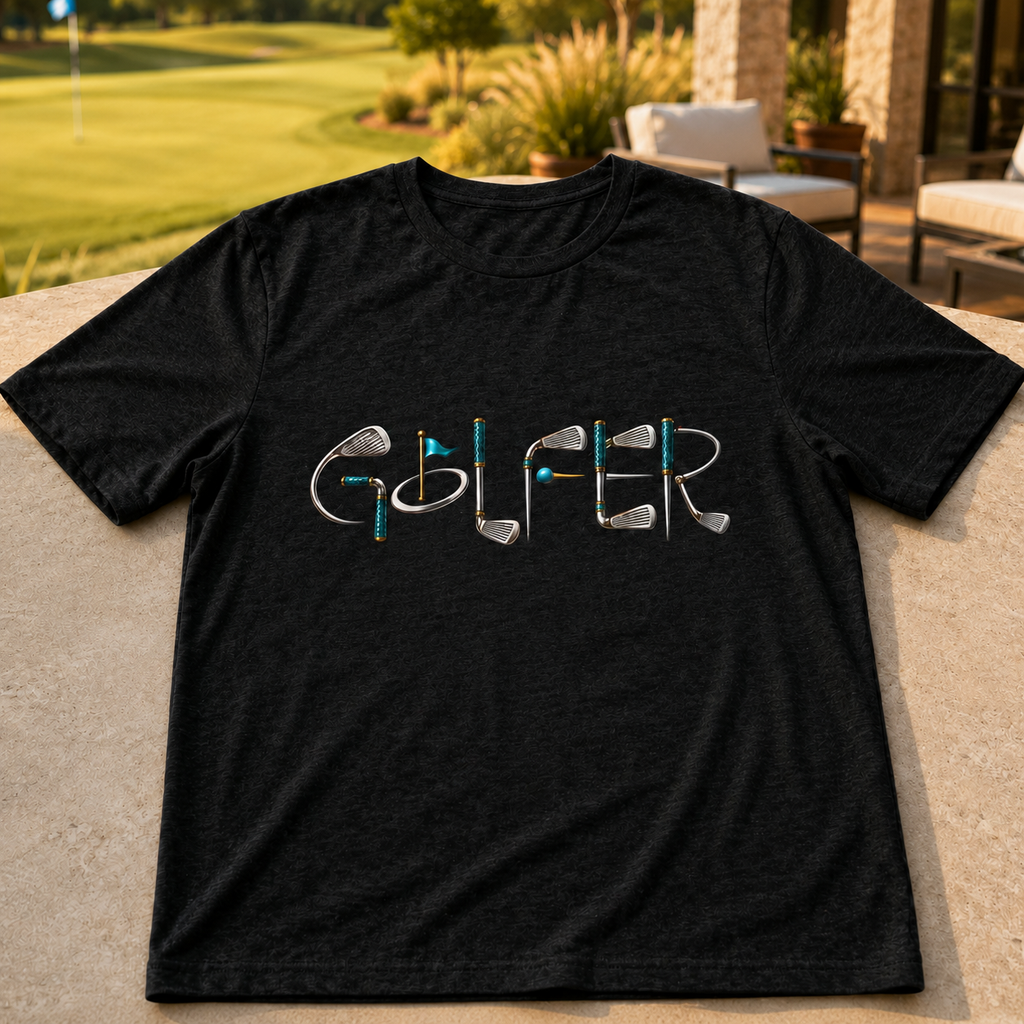 Golf Clubs Shirt, Unisex Golf Shirt