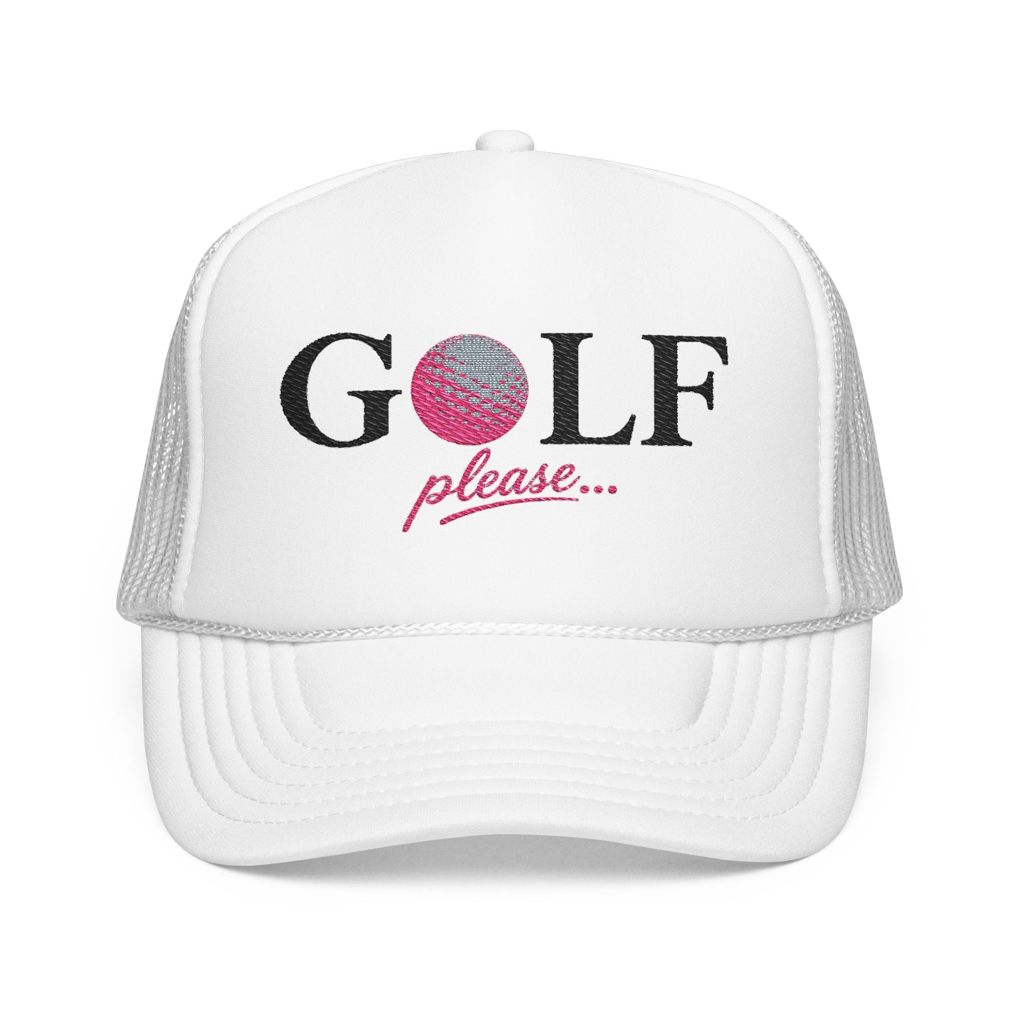 GOLF please, Golf Trucker Hat for Women