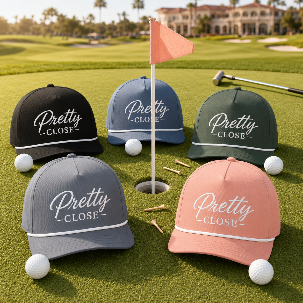 Pretty Close Womens Golf Hat